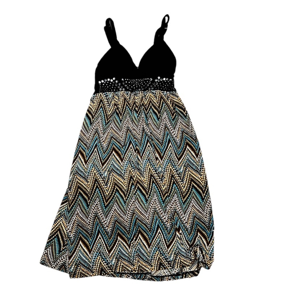Studio West Apparel Women’s LG Sundress Faux Stud Belt Adjustable Straps